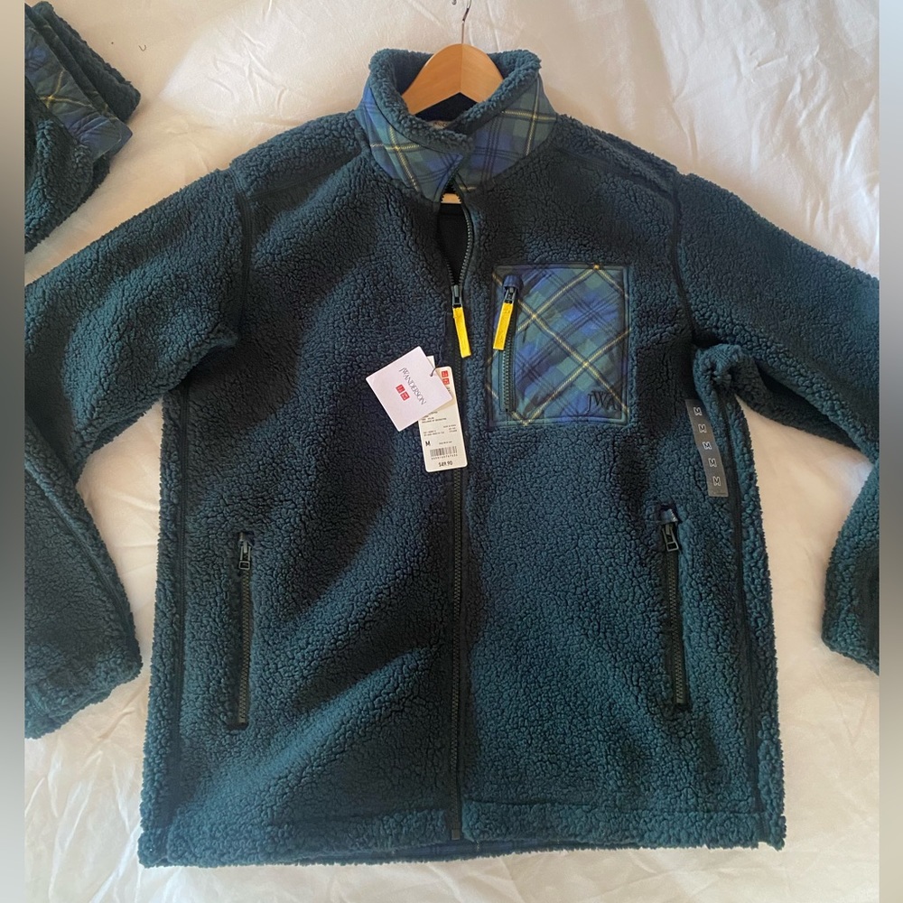 NWT JW Anderson Uniqlo Pile lined fleece set - Picture 8 of 14